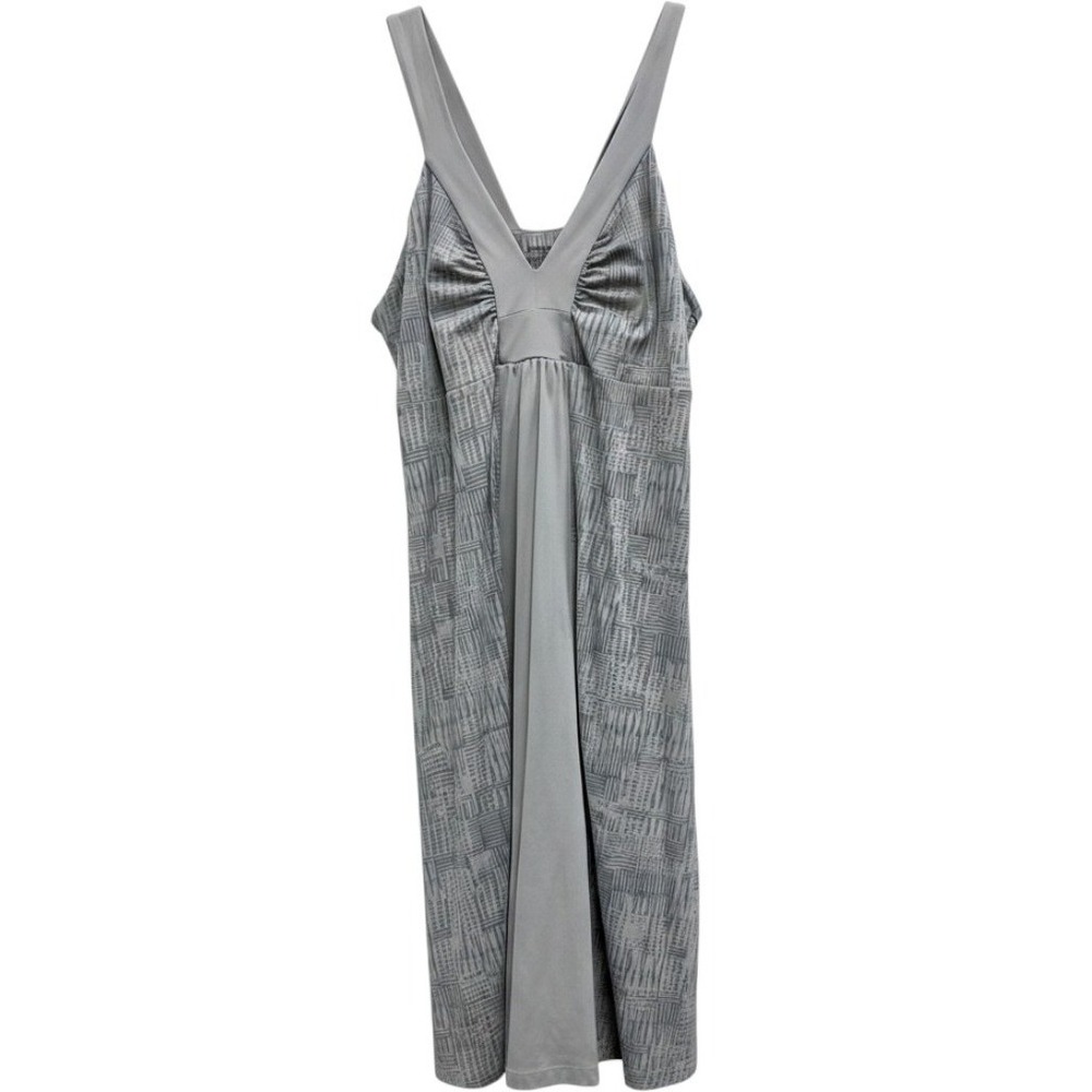Patagonia Morning Glory Dress Womens Large Gray Geometric Activewear Casual